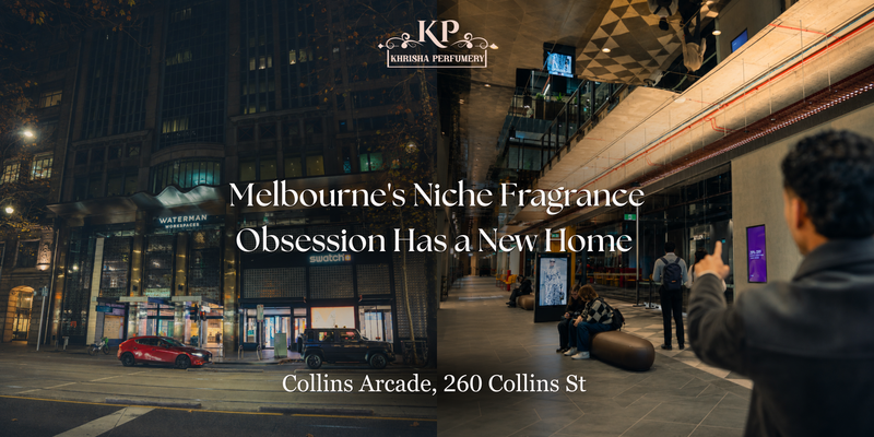 Melbourne niche perfumery shop in Collins Arcade 