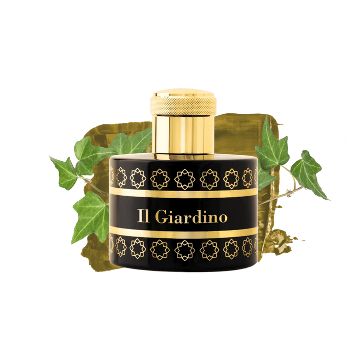 Pantheon Roma Il Giardino bottle with ivy, apple and cedarwood notes