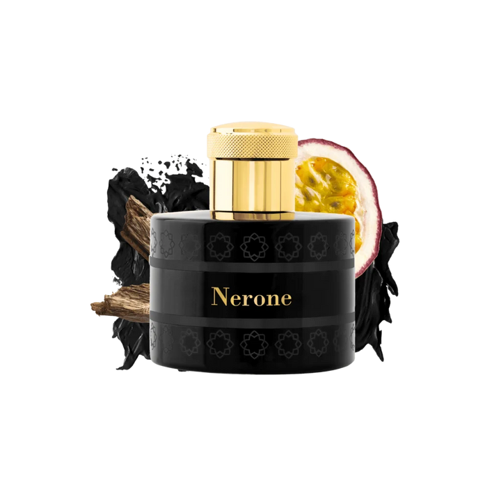Pantheon Roma Nerone bottle with coconut, saffron and oud notes