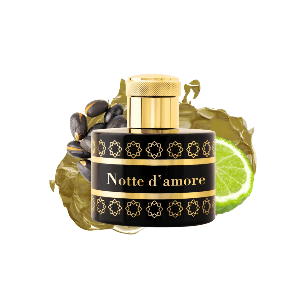 Pantheon Roma Notte d'Amore bottle with bergamot, orange blossom and amber notes
