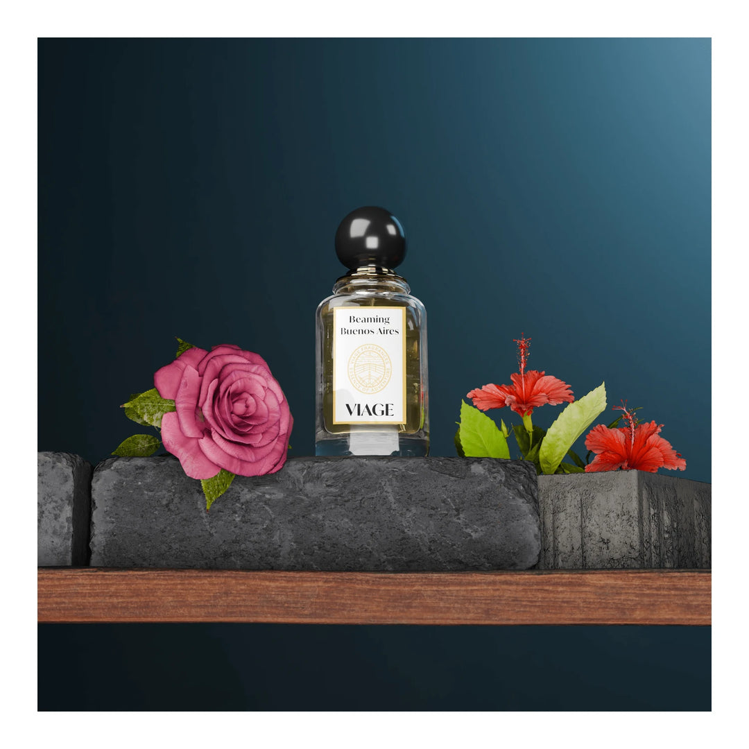 Viage Beaming Buenos Aires 100ml Eau de Parfum - box and bottle close-up