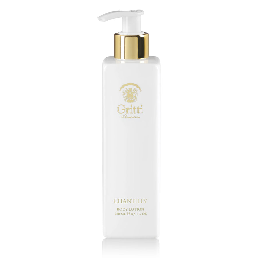 Gritti Chantilly Body Lotion 250ml - Italian glass flacon
