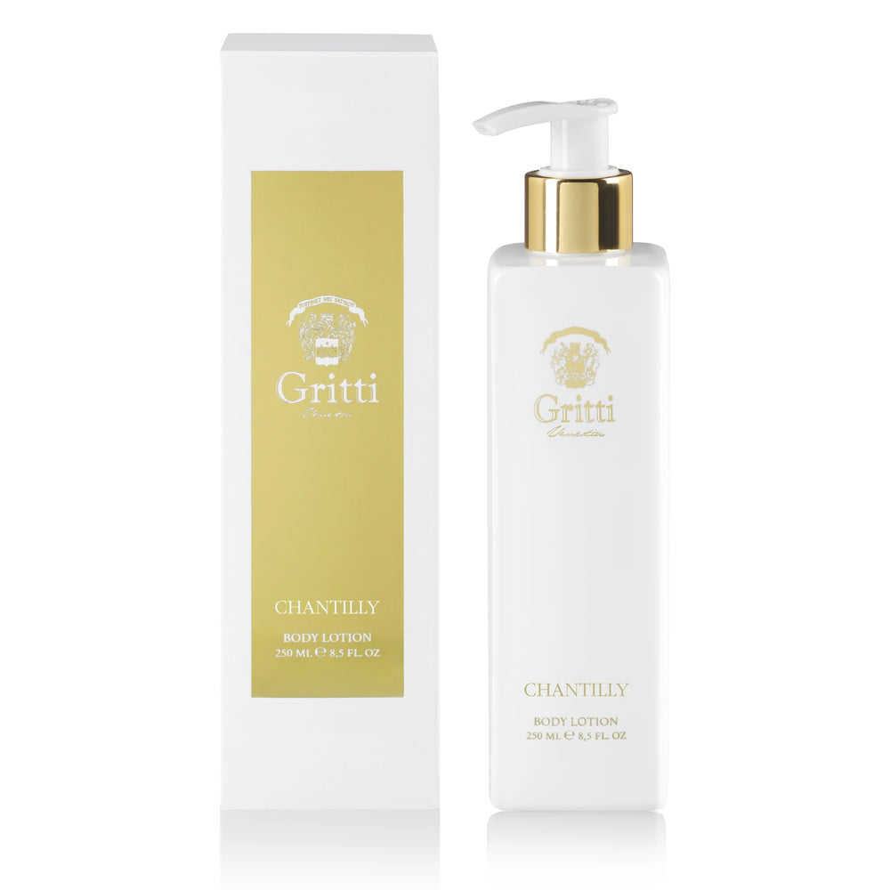 Gritti Chantilly Body Lotion 250ml - side angle