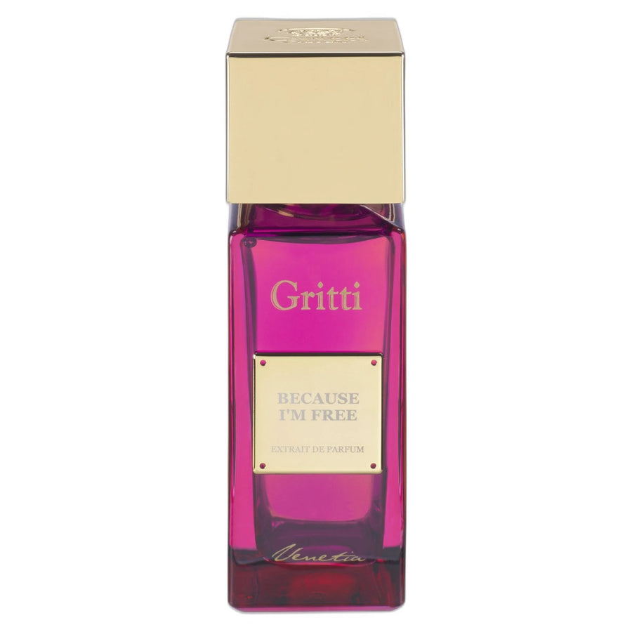Gritti Because I'm Free 100ml Extrait de Parfum - Italian glass flacon