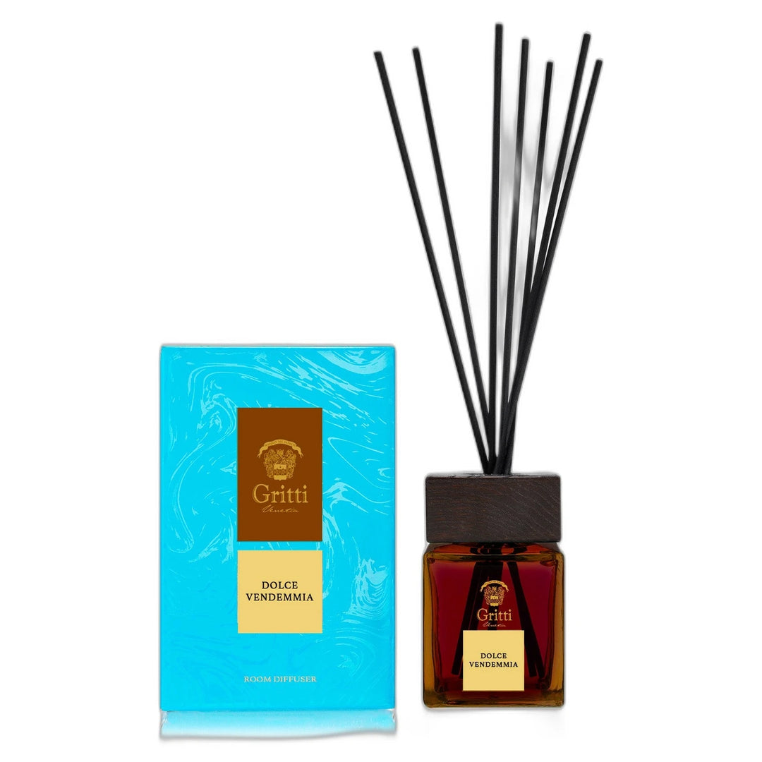 Gritti Dolce Vendemmia 250ml Home Diffuser - Italian glass flacon