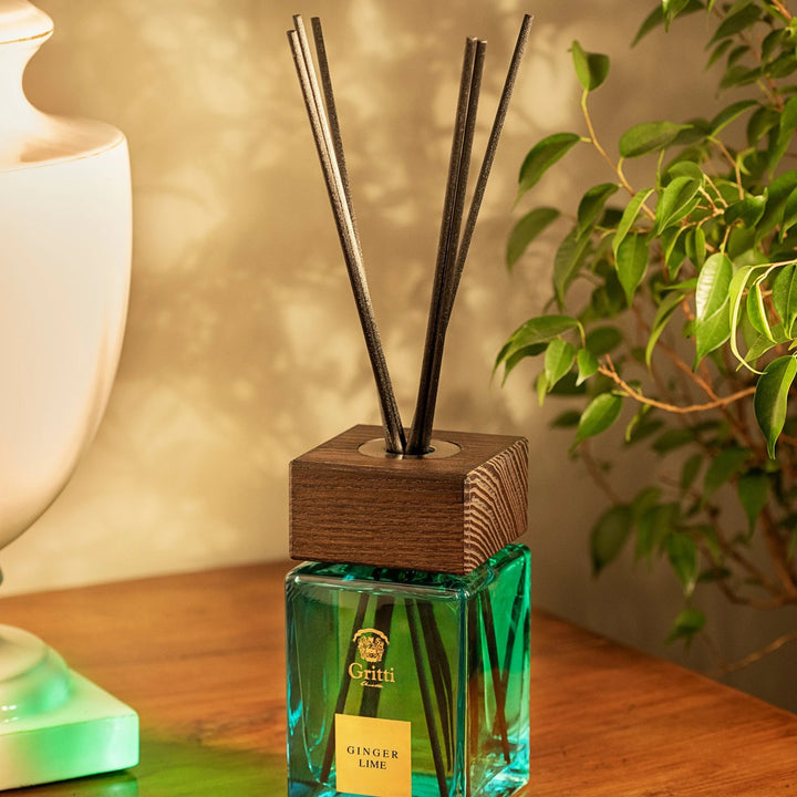 Gritti Ginger Lime 250ml Home Diffuser - side angle
