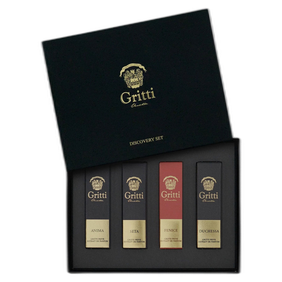 Gritti Prive Collection I 4x2ml Discovery Set - Italian glass flacon