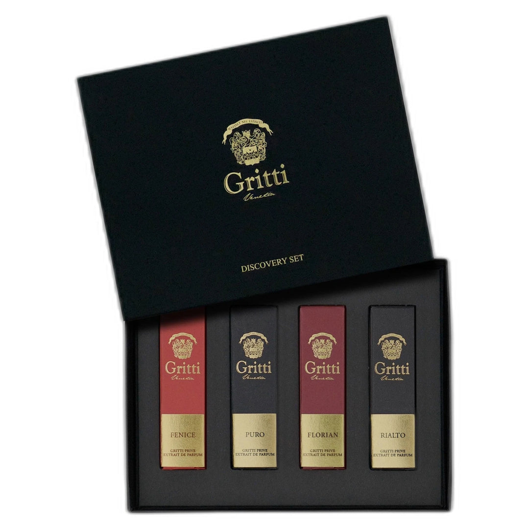 Gritti Prive Collection III 4x2ml Discovery Set - Italian glass flacon
