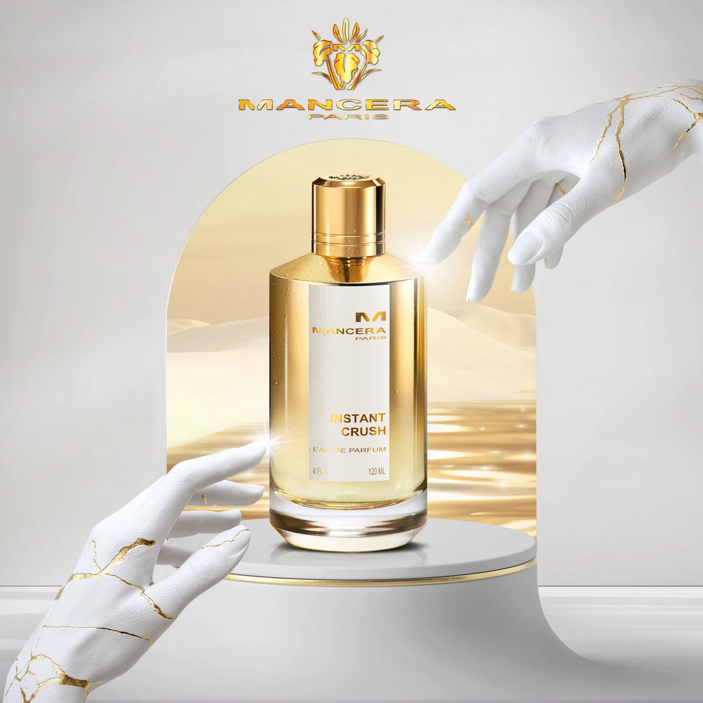 Mancera Instant Crush Eau de Parfum - side angle with packaging