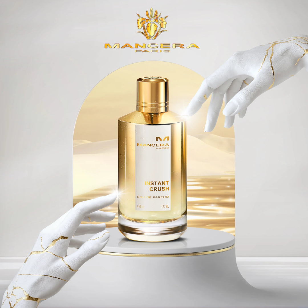 Mancera Instant Crush Eau de Parfum - side angle with packaging