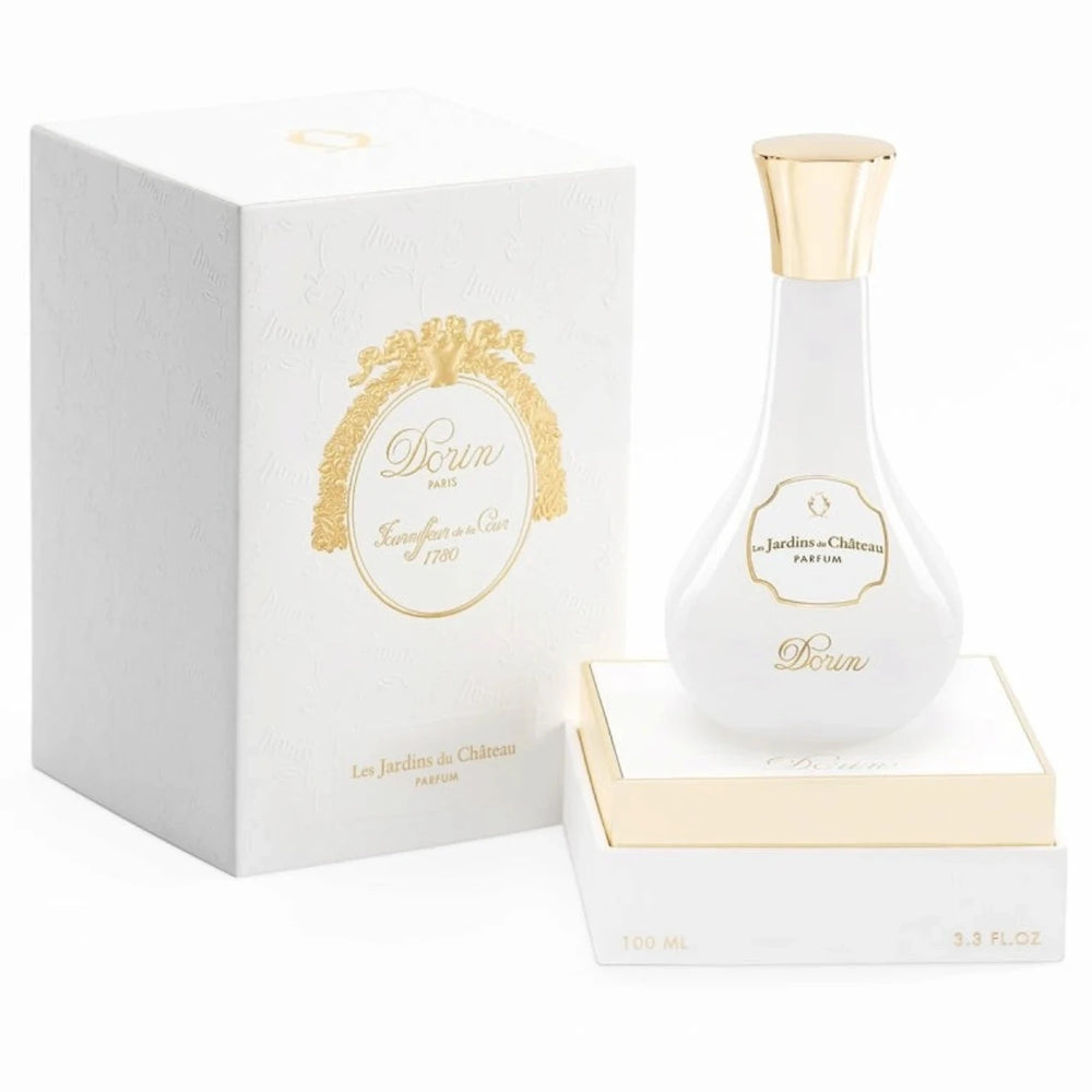 Dorin Paris Les Jardins du Chateau bottle with packaging