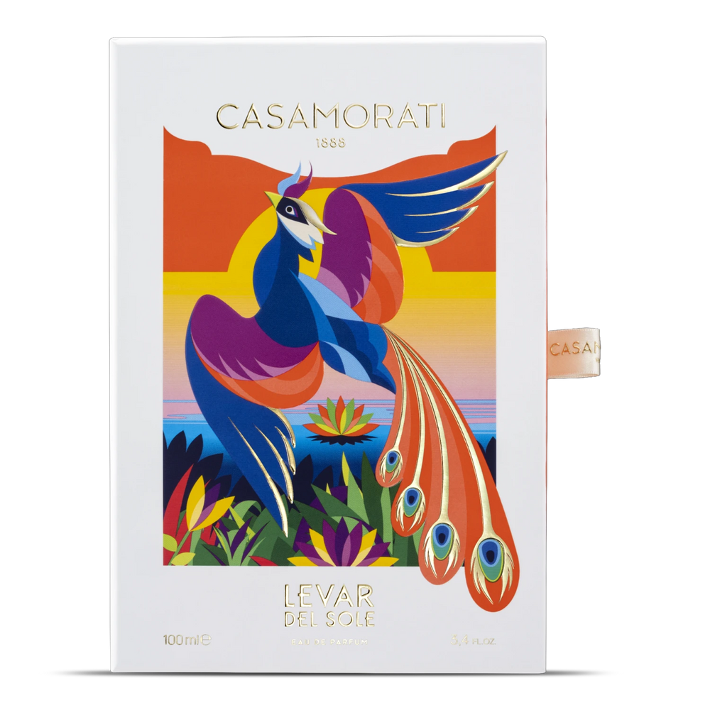 Casamorati Levar del Sole Eau de Parfum - side angle with packaging
