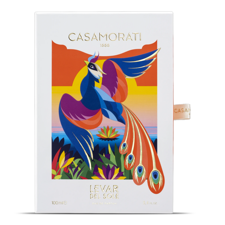 Casamorati Levar del Sole Eau de Parfum - side angle with packaging
