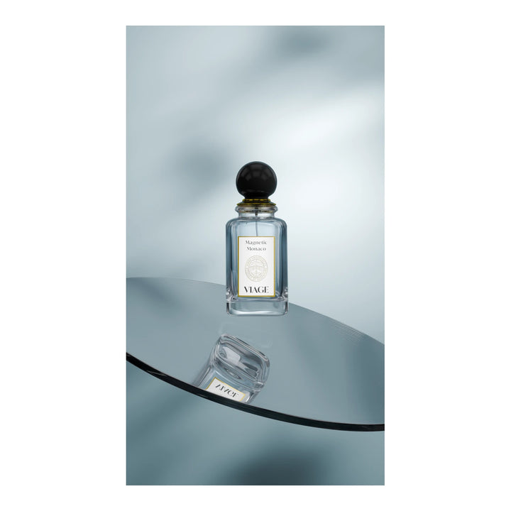 Viage Magnetic Monaco 100ml Eau de Parfum - side angle with packaging