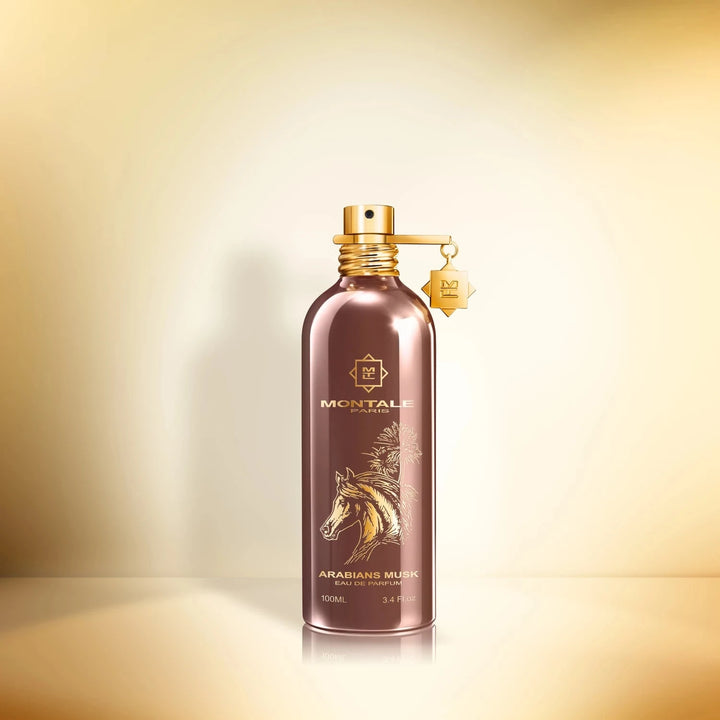 Montale Arabians Musk 100ml Eau de Parfum - side angle with packaging