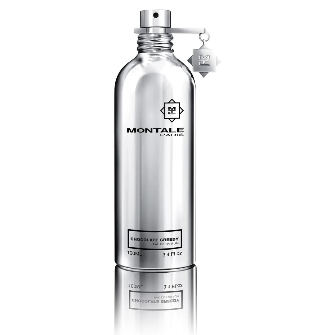 Montale Chocolate Greedy 100ml Eau de Parfum - metallic cylindrical bottle