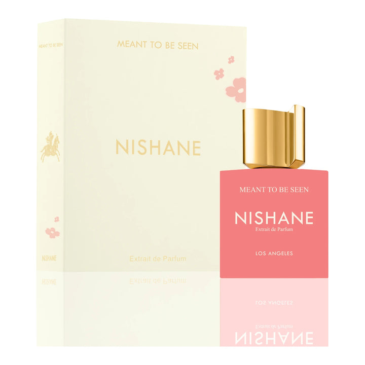 Nishane Meant to be Seen 50ml Extrait de Parfum - side angle with packaging