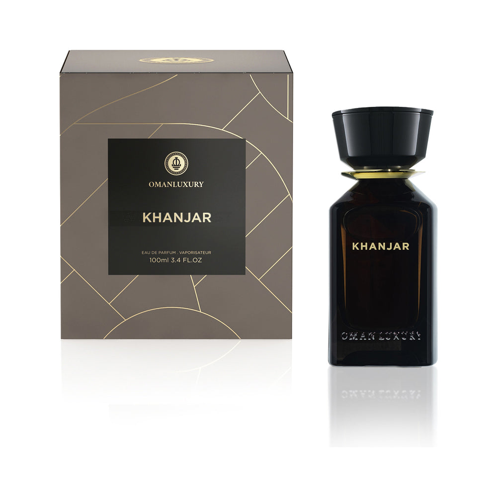 Oman Luxury Khanjar Eau de Parfum 100ml bottle with presentation box