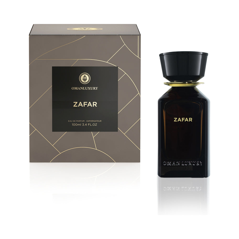 Oman Luxury Zafar Eau de Parfum 100ml bottle with presentation box