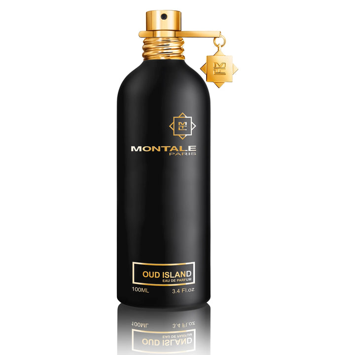 Montale Oud Island 100ml Eau de Parfum - metallic cylindrical bottle