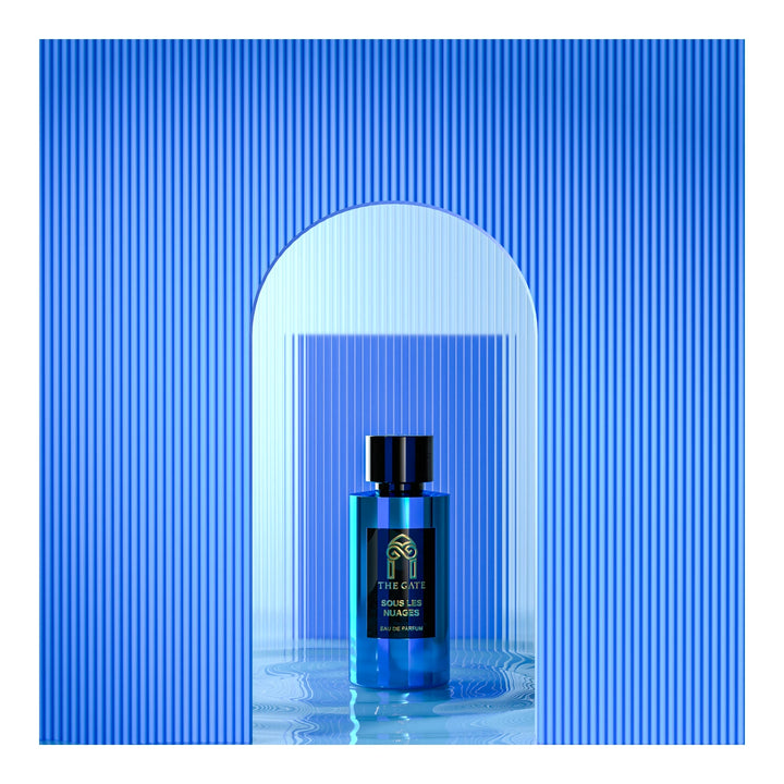 The Gate Paris Sous les nuages 100ml Eau de Parfum - box and bottle close-up