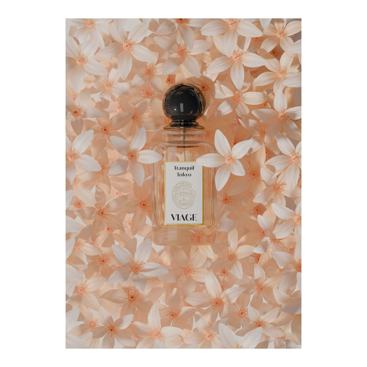Viage Tranquil Tokyo 100ml Eau de Parfum - box and bottle close-up