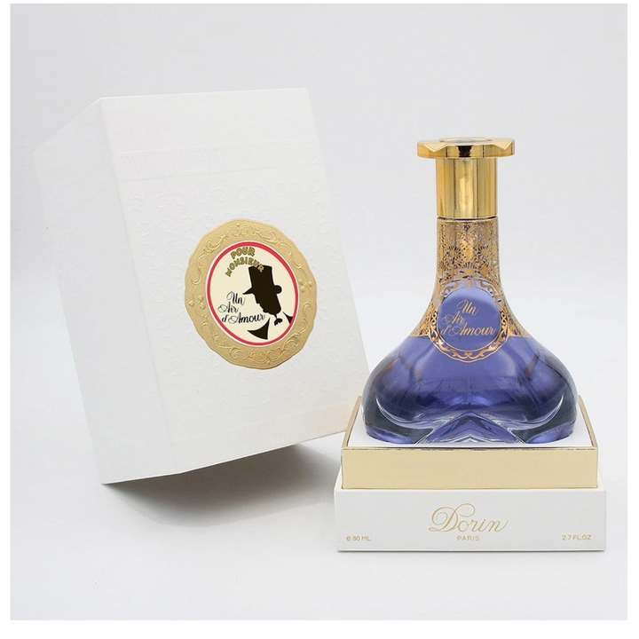Dorin Paris Un Air d'Amour Pour Monsieur bottle with packaging